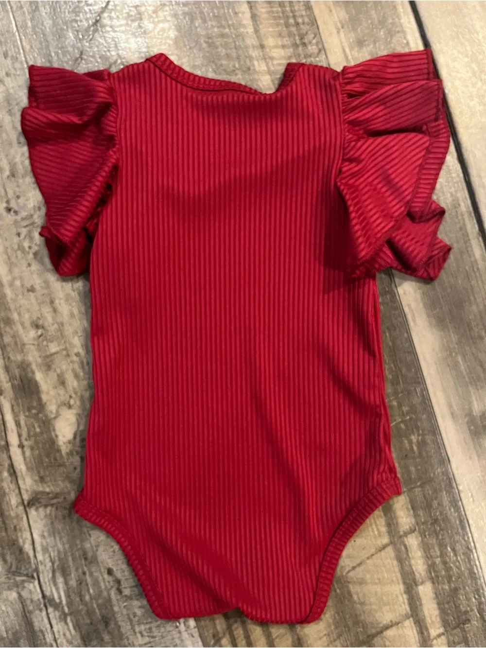 Ribbed Flutter-Sleeve Baby One-Piece Bodysuits - Multi Color Set